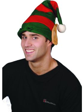 Christmas Fancy Dress Elf Hat with Ears