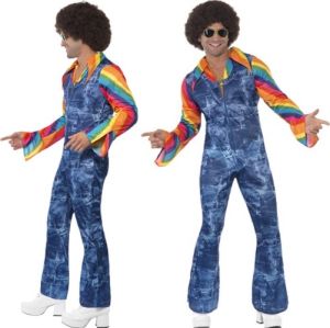 Mens 70s Disco Groovier Dancer Costume 