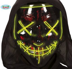 Halloween Light Up Stitch Face Mask
