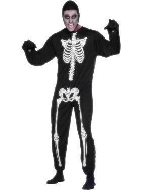 Halloween Mens Skeleton Costume