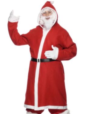 Mens Longer Length Santa Gown Costume 