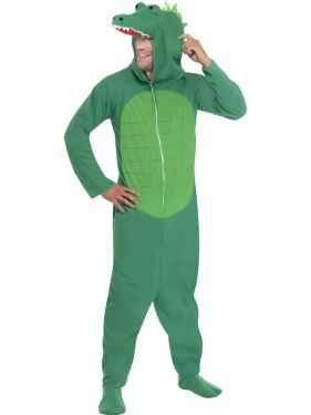 Crocodile Onesie Fancy Dress Animal Costume 