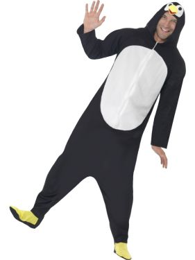 Penguin Onesie Fancy Dress Animal Costume 