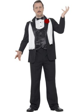 Mens Plus Size Gangster Suit Costume