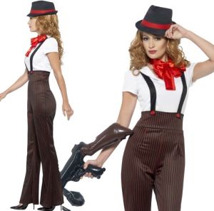 Ladies Glam Gangster Costume 