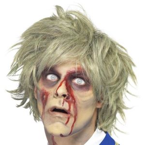 Mens Zombie Wig - Grey