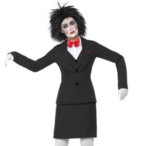 Officially Licensed Ladies Jigsaw Saw Puppet Halloween Costume 