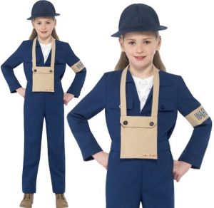 Childrens Horrible Histories Wartime Air Warden Costume 