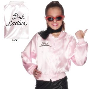 Childs Official Licensed Grease Pink Lady Jacket