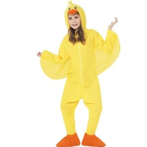 Childrens Duck Onesie Fancy Dress Costume - Yellow - S, M & L