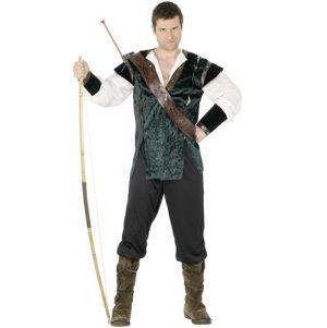 Mens Robin Hood Fancy Dress Costume