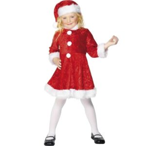 Christmas Fancy Dress - Childrens Miss Santa Costume