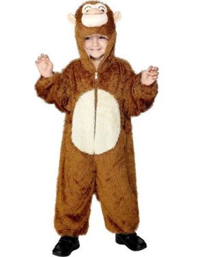 Childrens Animal Fancy Dress - Monkey Costume - Age 7-9