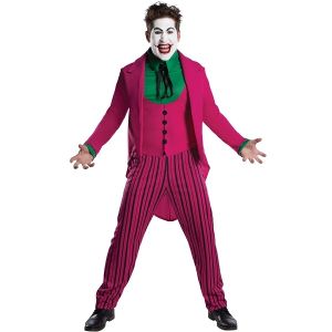 Mens Deluxe Retro 1966 Joker Costume