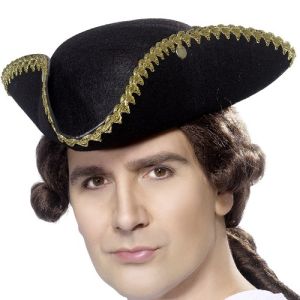 Dick Turpin or Pirate Tricorn Hat