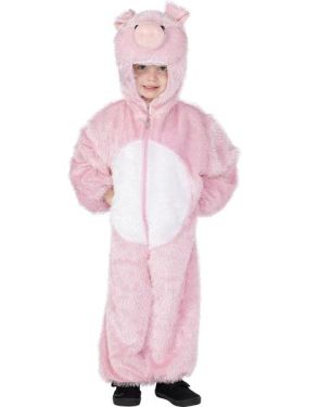 Childrens Animal Fancy Dress Pig Costume 