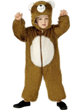 Childrens Animal Fancy Dress Bear Costume 