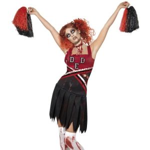 Ladies Horror Cheerleader Halloween Costume