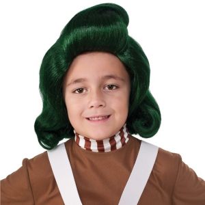 Childs Oompa Loompa Fancy Dress Wig