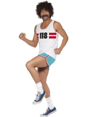 Mens Fancy Dress - 118 118 Man Costume - Medium