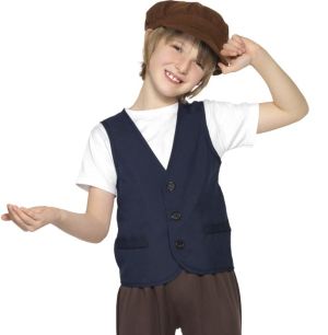 Boys Victorian Peasant Poor Boy Fancy Dress Kit