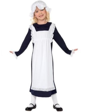 Childrens Fancy Dress Poor  Victorian Girl Costume