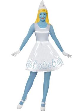 Smurfette Fancy Dress Costume