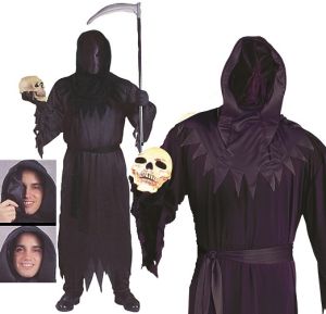 Mens Plus Size Unknown Phantom Reaper Costume 