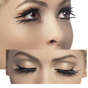 Fancy Dress False Eyelashes by Smiffys - Sparkle 