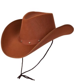 Texan Cowboy Fancy Dress Hat - Tan