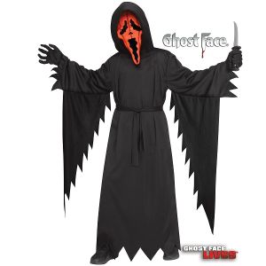 Childs Halloween Licensed Pumpkin Ghostface Costume 