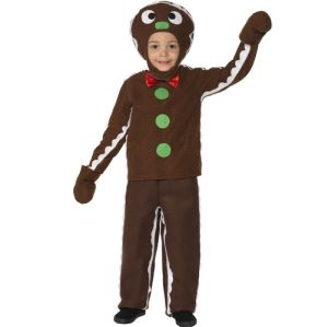 Christmas Boys Gingerbread Man Costume