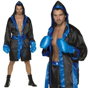 Adult Boxer Fancy Dress Costume