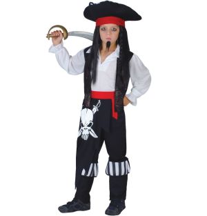 Boys Captain Blackheart Pirate Costume 