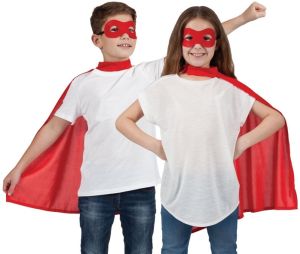 Childrens Superhero Cape Kit - Red