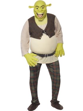 Men's Shrek Fancy Dress Costume