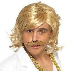 Keith Lemon Game Show Host Wig & Tash Set