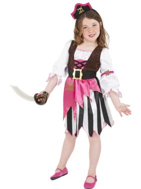 Childrens Fancy Dress - Pirate Girl Costume