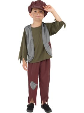 Childrens Victorian Poor Boy Costume 