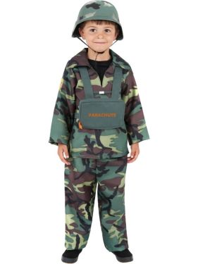 Childrens Army Soldier Costume 