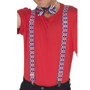 Union Jack Fancy Dress Braces