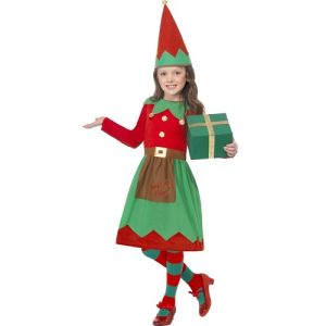 Christmas Fancy Dress - Girls Santa's Little Helper Elf Costume