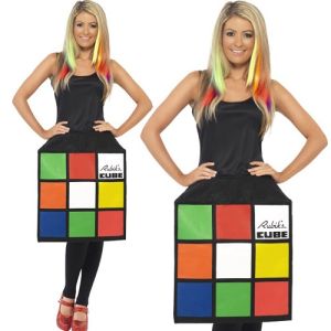 1980s Ladies Rubiks Cube 3D Costume 