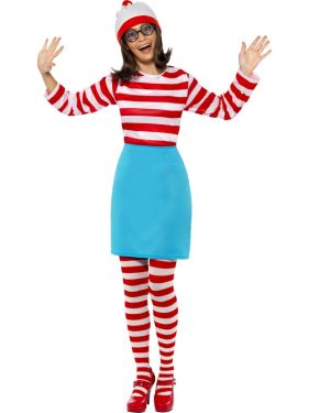 Wheres Wally Wenda Fancy Dress Costume