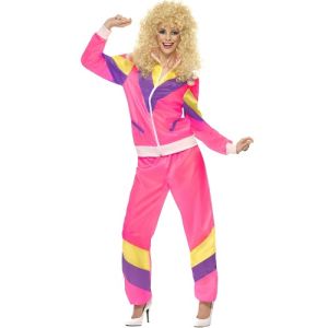 1980s Ladies Height of Fashion Shell Suit Costume 