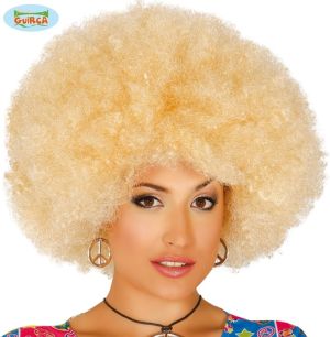 Large Blonde Afro Wig