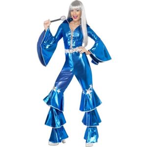 1970s Blue Dancing Dream Fancy Dress Costume