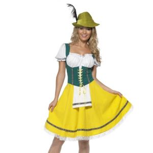 Ladies Oktoberfest Maid Fancy Dress Costume 