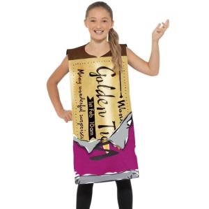 Childs Roald Dahl Winning Wonka Bar Costume