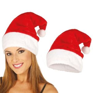 Christmas Fancy Dress Plush Santa Hat